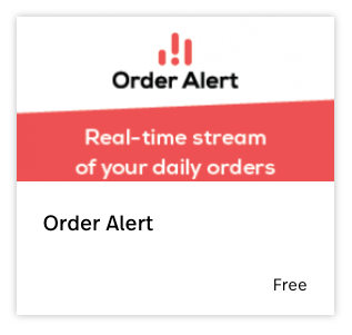 Order Alert app