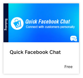 Quick Facebook Chat app